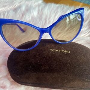 Tom Ford purple retro cat eye sunglasses